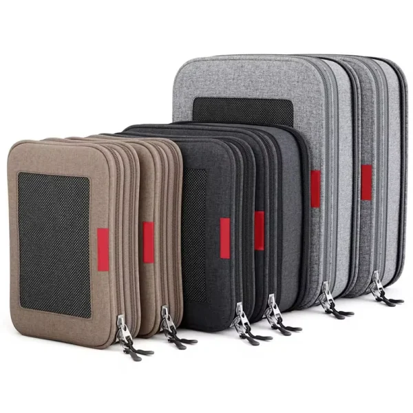 Compression packing cubes